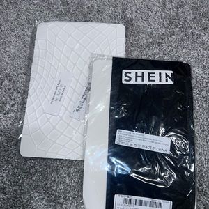 NWT Black Tights and White Fishnet Leggings